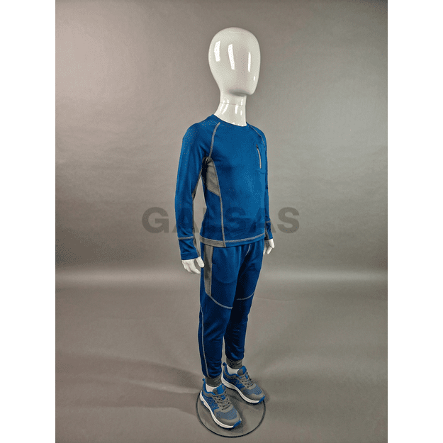 Manekin dziecięcy. Kolor biały błyszczący. Wzrost 147 cm.