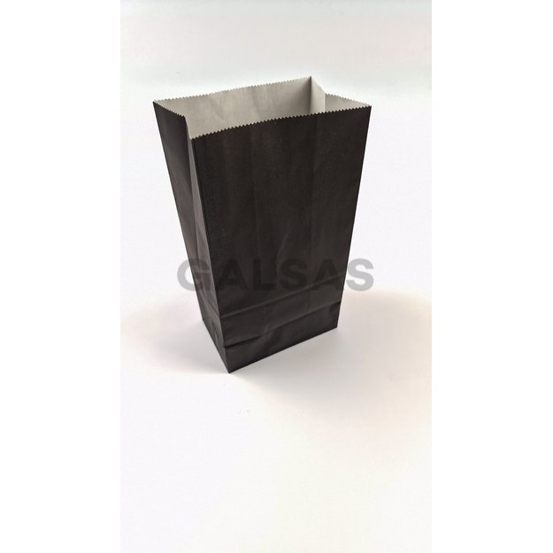 Woreczki pakowe z papieru Kraft - 9 x 6 x 18 cm, z dnem, czarne, 50 szt./opakowanie Woreczki pakowe z papieru Kraft - 9 x 6 x 18 cm, z dnem, czarne, 50 szt./opakowanie