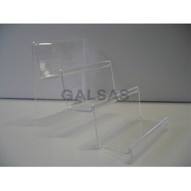 Regał na pasmanterię lub drobne artykuły - uniwersalny, plastikowy, 3 poziomy, szerokość 140 mm.