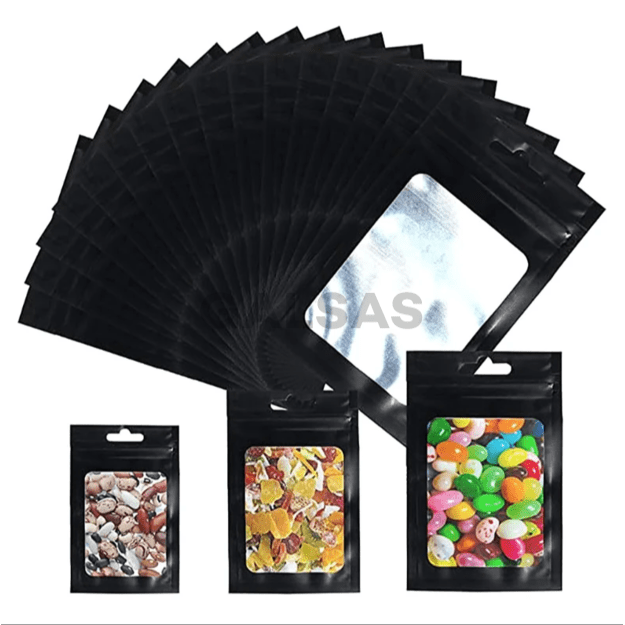 Woreczki strunowe czarne - 13x20 cm, 100 szt