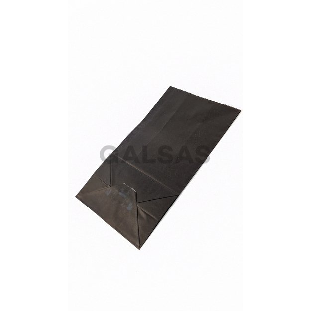 Papierowe torebki Kraft – z dnem  – 13 x 8 x 24 cm, czarne, 50 szt./opakowanie Papierowe torebki Kraft – z dnem  – 13 x 8 x 24 cm, czarne, 50 szt./opakowanie