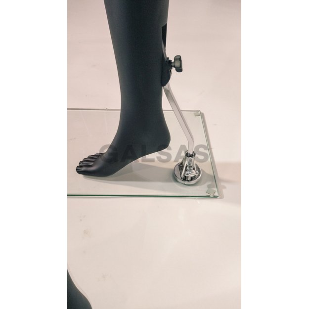 Manekin damski lakierowany M6007-J-MAT. Kolor czarny mat Manekin damski lakierowany M6007-J-MAT. Kolor czarny mat