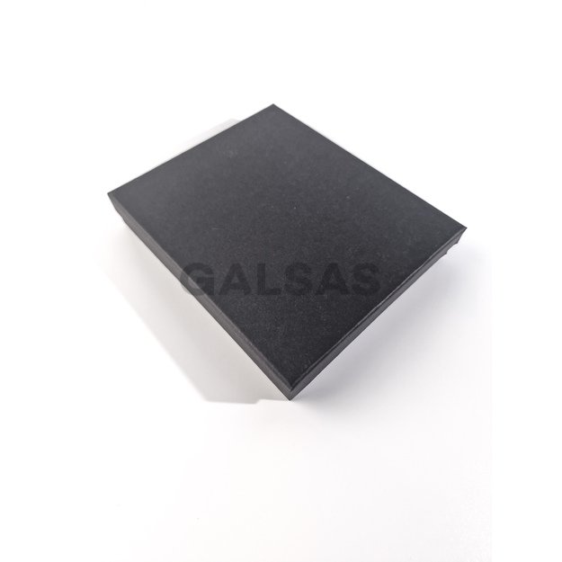 Pudełko upominkowe 12 x 16 x 3 cm (wys.) - czarne matowe, papierowe, dwie części. Opakowanie 6 sztuk