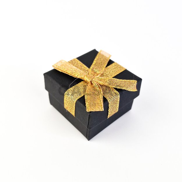 Papierowe kolorowe pudełka z kokardą - 5x5x3 cm. Opakowanie  zawiera 24 sztuki
