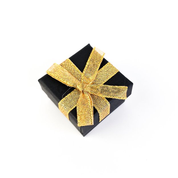 Papierowe kolorowe pudełka z kokardą - 5x5x3 cm. Opakowanie  zawiera 24 sztuki