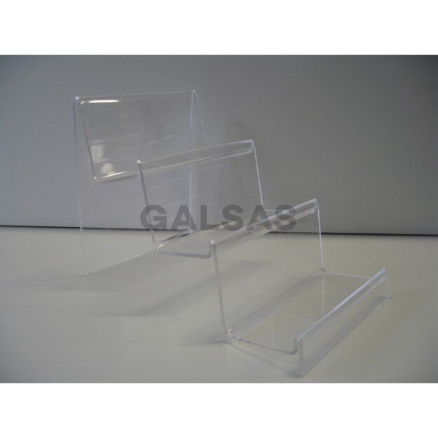 Uniwersalny regał na pasmanterię lub drobne towary, 4 poziomy, szerokość 140 mm, tworzywo sztuczne