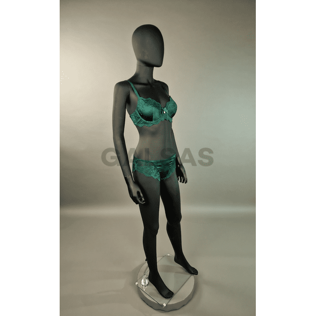 Maniken Damski 1017K-J-MAT. Kolor czarny mat