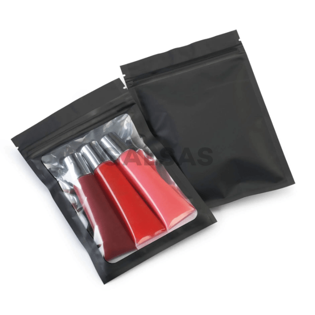 Czarne woreczki strunowe Ziplock MiniGrip - 20x30 cm (100 szt./opakowanie)