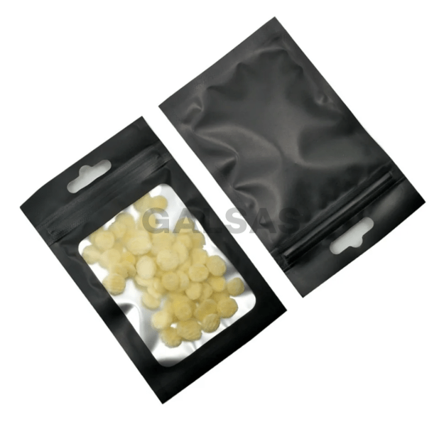 Czarne woreczki strunowe Ziplock MiniGrip - 20x30 cm (100 szt./opakowanie)