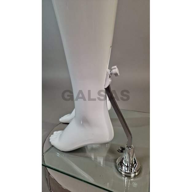 Manekin damski „Plius size” - model XXL81RAN – kolor biały błyszczący. Tworzywo sztuczne
