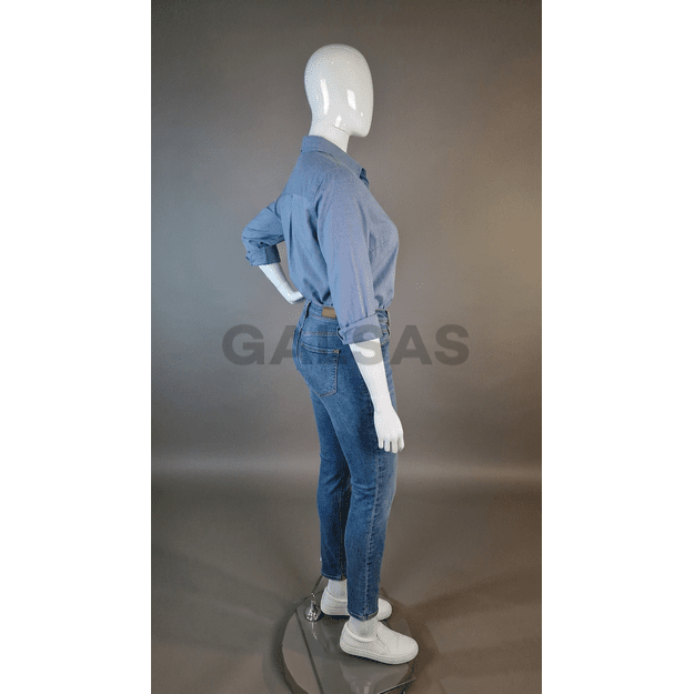 Manekin damski „Plius size” - model XXL81RAN – kolor biały błyszczący. Tworzywo sztuczne