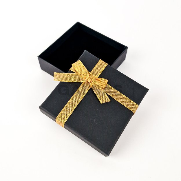 Papierowe pudełka na prezenty 9 x 9 x 3 cm - z kokardką