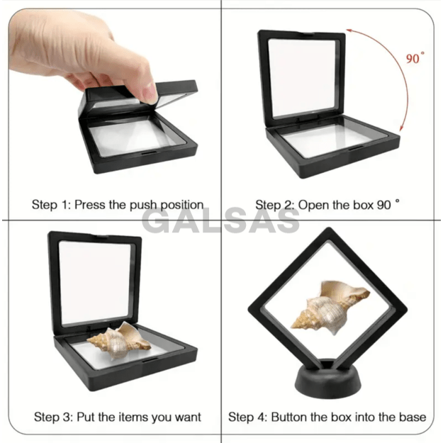 Ramka do pakowania z elastyczną folią - na biżuterię, numizmaty, zdjęcia. Kolor czarny. Wymiary 18 x 18 x 2 cm (wys.) Ramka do pakowania z elastyczną folią - na biżuterię, numizmaty, zdjęcia. Kolor czarny. Wymiary 18 x 18 x 2 cm (wys.)