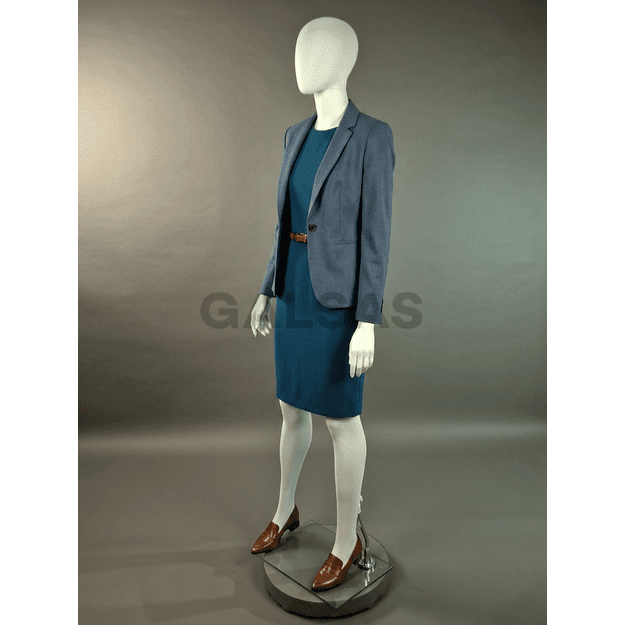 Manekin bialy damski B-MAT-1017-1D. Kolor biały mat
