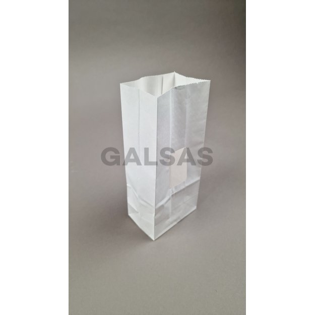 Papierowe woreczki Kraft z dnem i okienkiem – 9 x 6 x 21 cm, białe, 50 szt./opakowanie Papierowe woreczki Kraft z dnem i okienkiem – 9 x 6 x 21 cm, białe, 50 szt./opakowanie