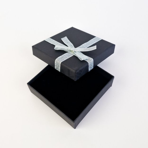 Papierowe pudełka na prezenty 9 x 9 x 3 cm - z kokardką