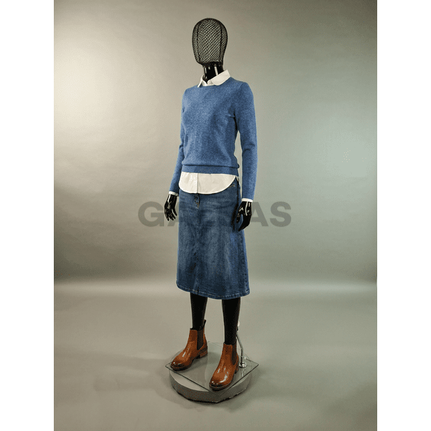 Manekin damski całopostaciowy M-1017-1D. Kolor czarny połysk