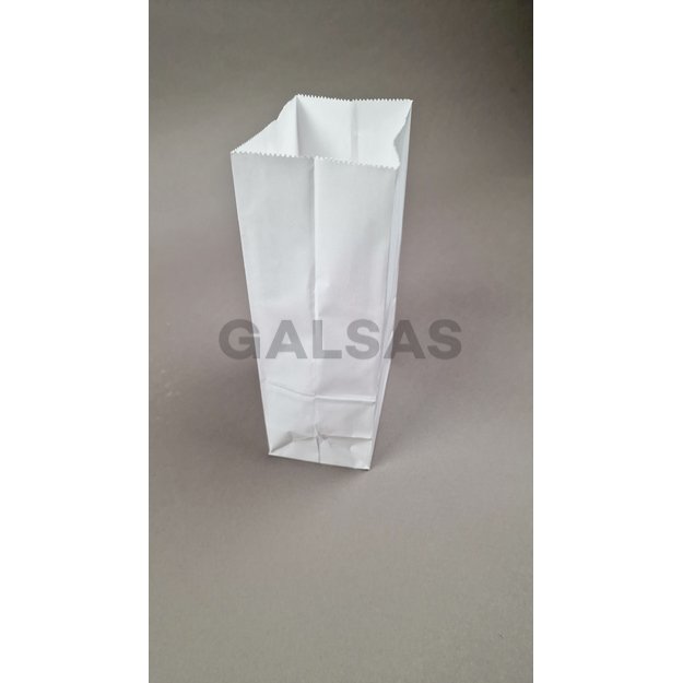 Papierowe worki Kraft z dnem  – 9 x 6 x 18 cm, białe, 50 szt./opakowanie Papierowe worki Kraft z dnem  – 9 x 6 x 18 cm, białe, 50 szt./opakowanie